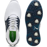 PUMA Golf Shoes - Ignite Elevate 2 Tour - White - Navy SS25