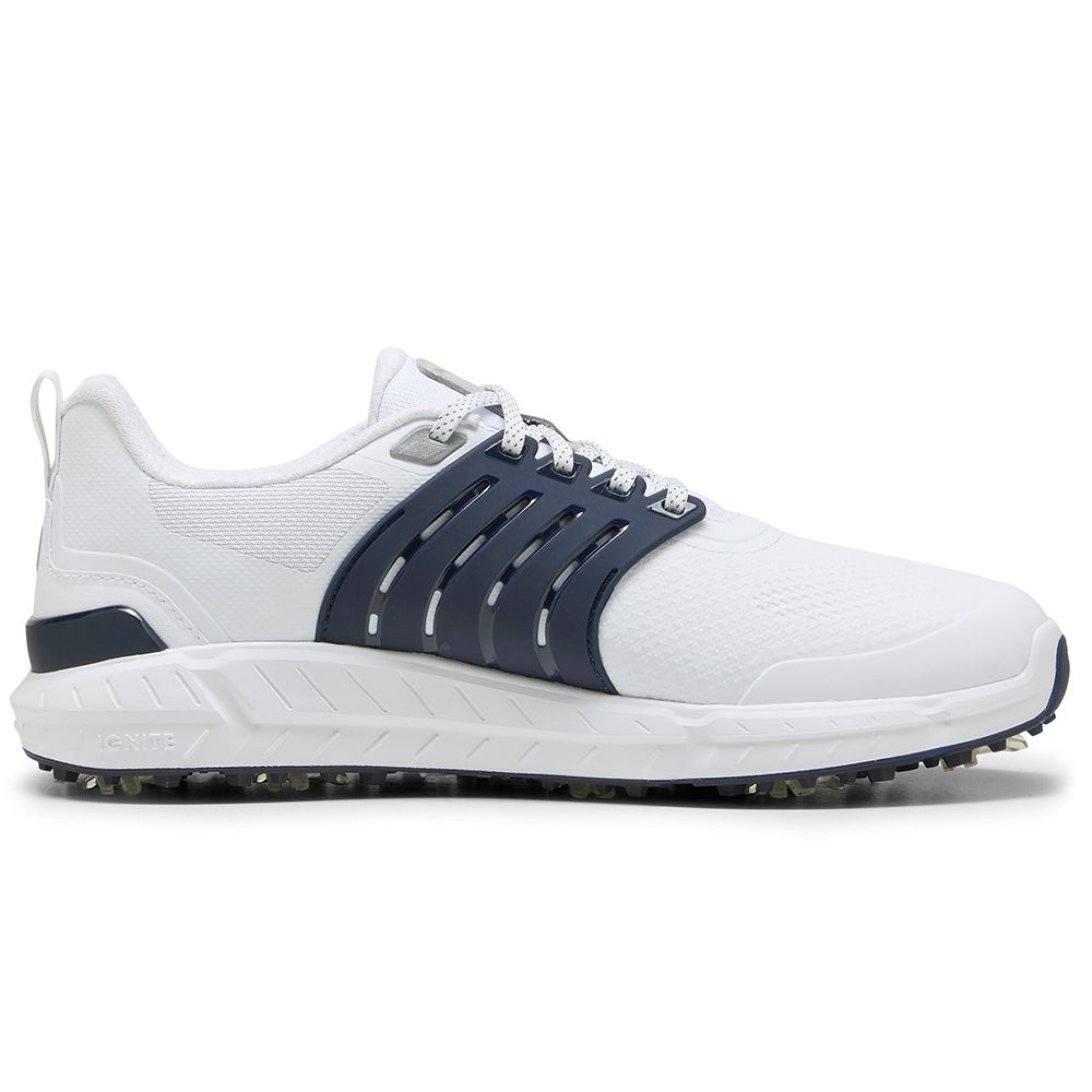PUMA Golf Shoes - Ignite Elevate 2 Tour - White - Navy SS25
