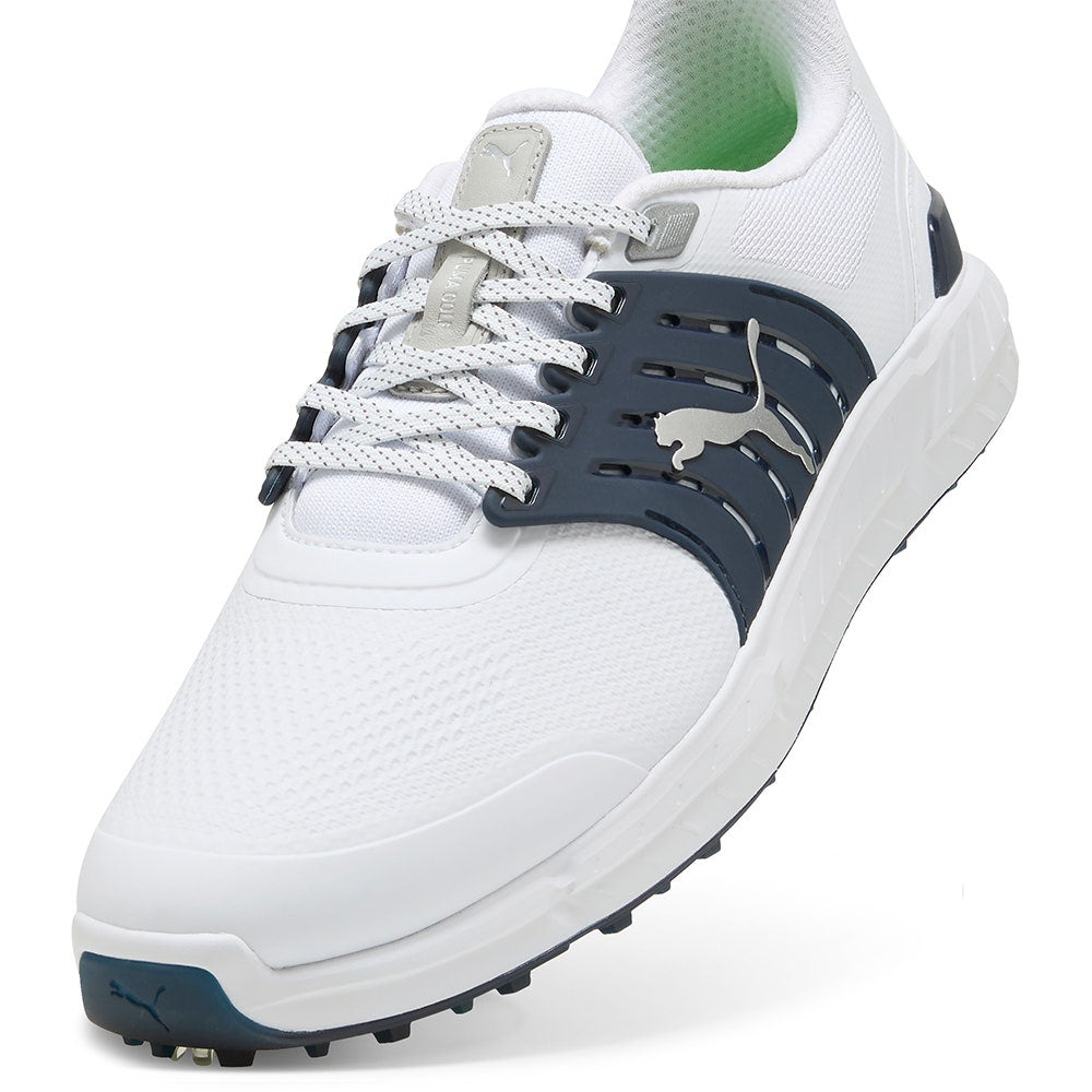 PUMA Golf Shoes - Ignite Elevate 2 Tour - White - Navy SS25