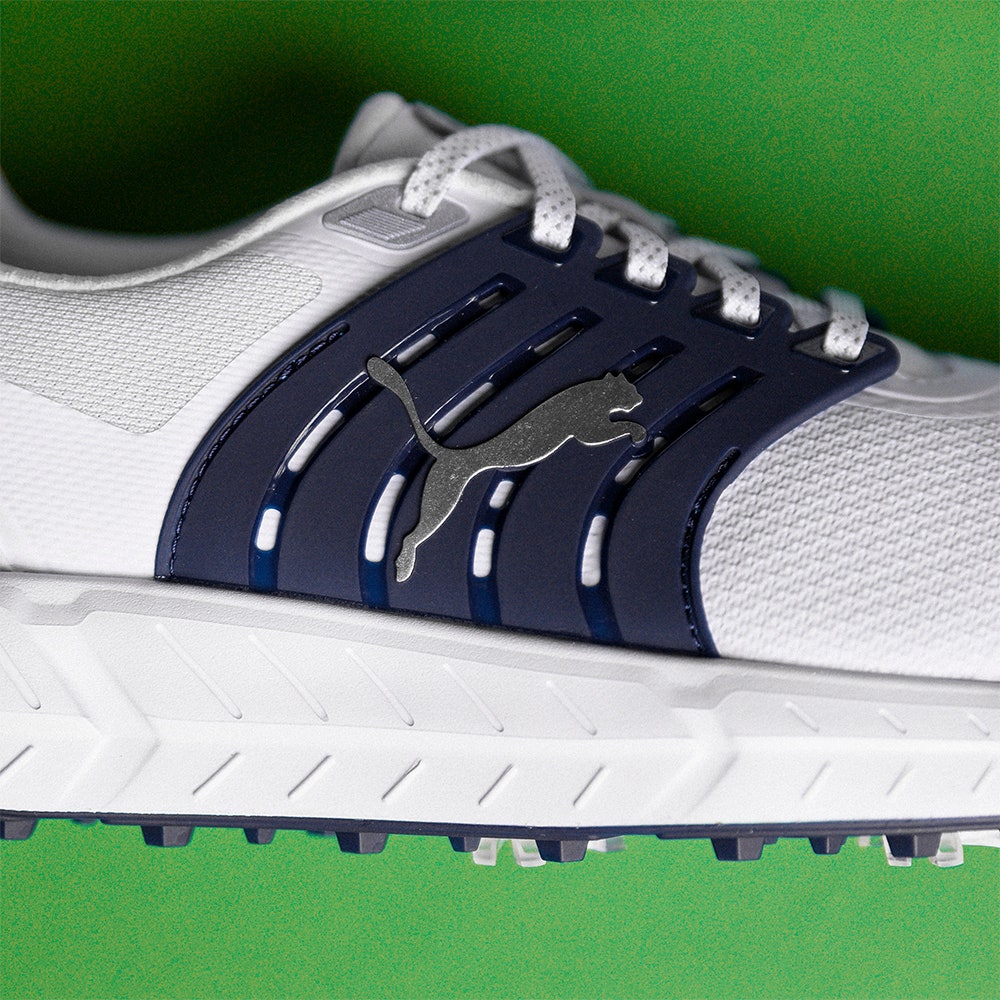 PUMA Golf Shoes - Ignite Elevate 2 Tour - White - Navy SS25
