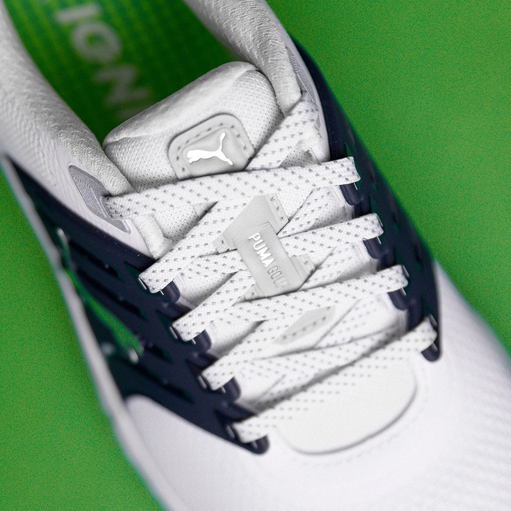 PUMA Golf Shoes - Ignite Elevate 2 Tour - White - Navy SS25