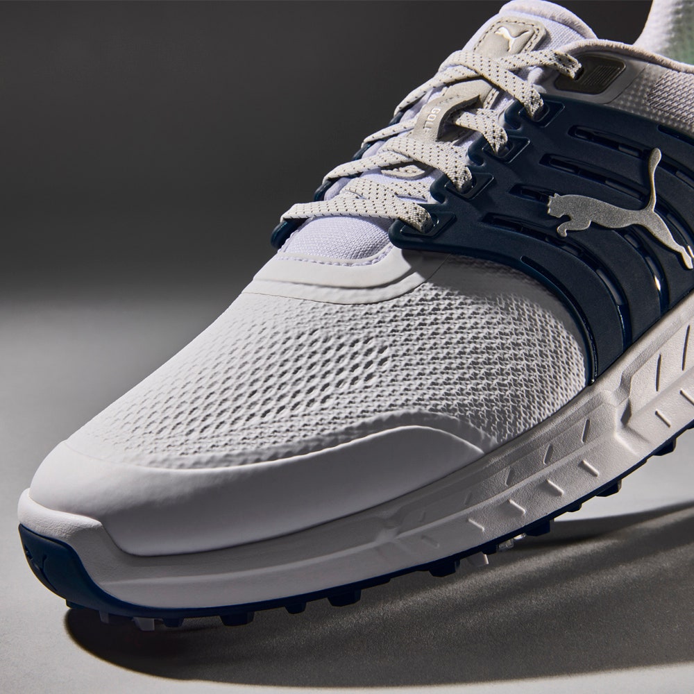 PUMA Golf Shoes - Ignite Elevate 2 Tour - White - Navy SS25
