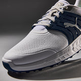 PUMA Golf Shoes - Ignite Elevate 2 Tour - White - Navy SS25