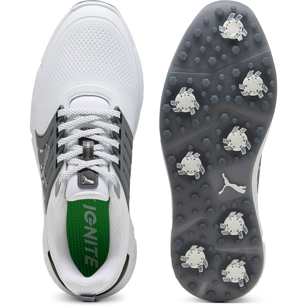 PUMA Golf Shoes - Ignite Elevate 2 Tour - White - Slate Sky SS26