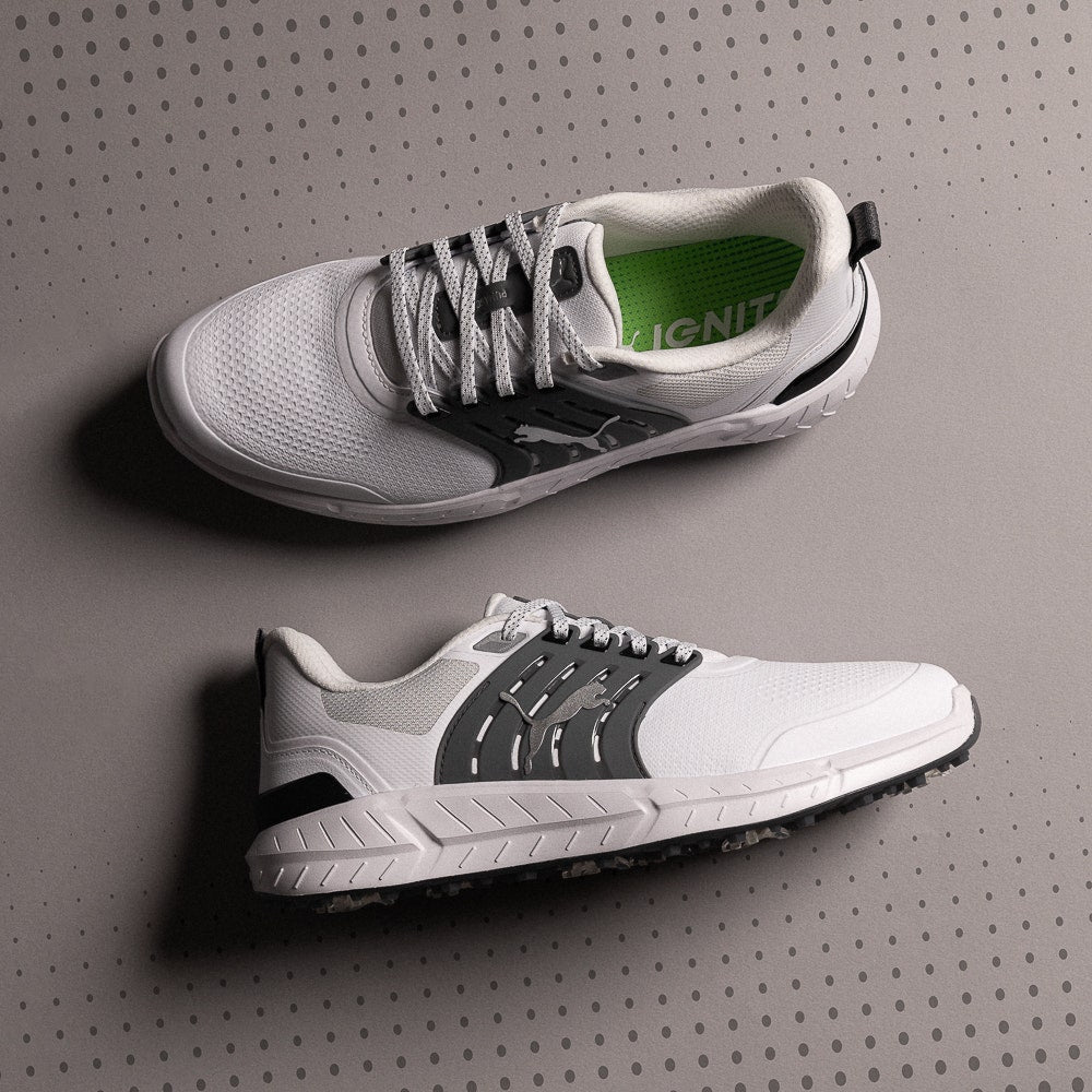 PUMA Golf Shoes - Ignite Elevate 2 Tour - White - Slate Sky SS26