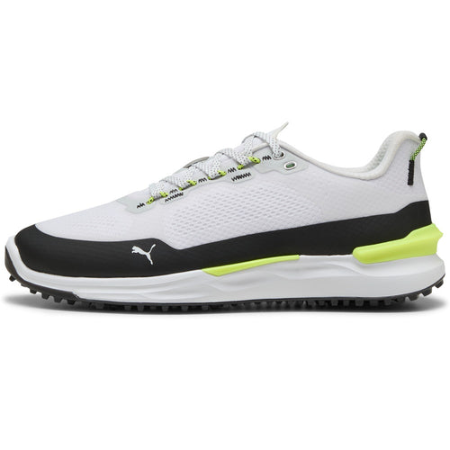 PUMA Golf Shoes - Ignite Elevate X - White - Safety Yellow 2025