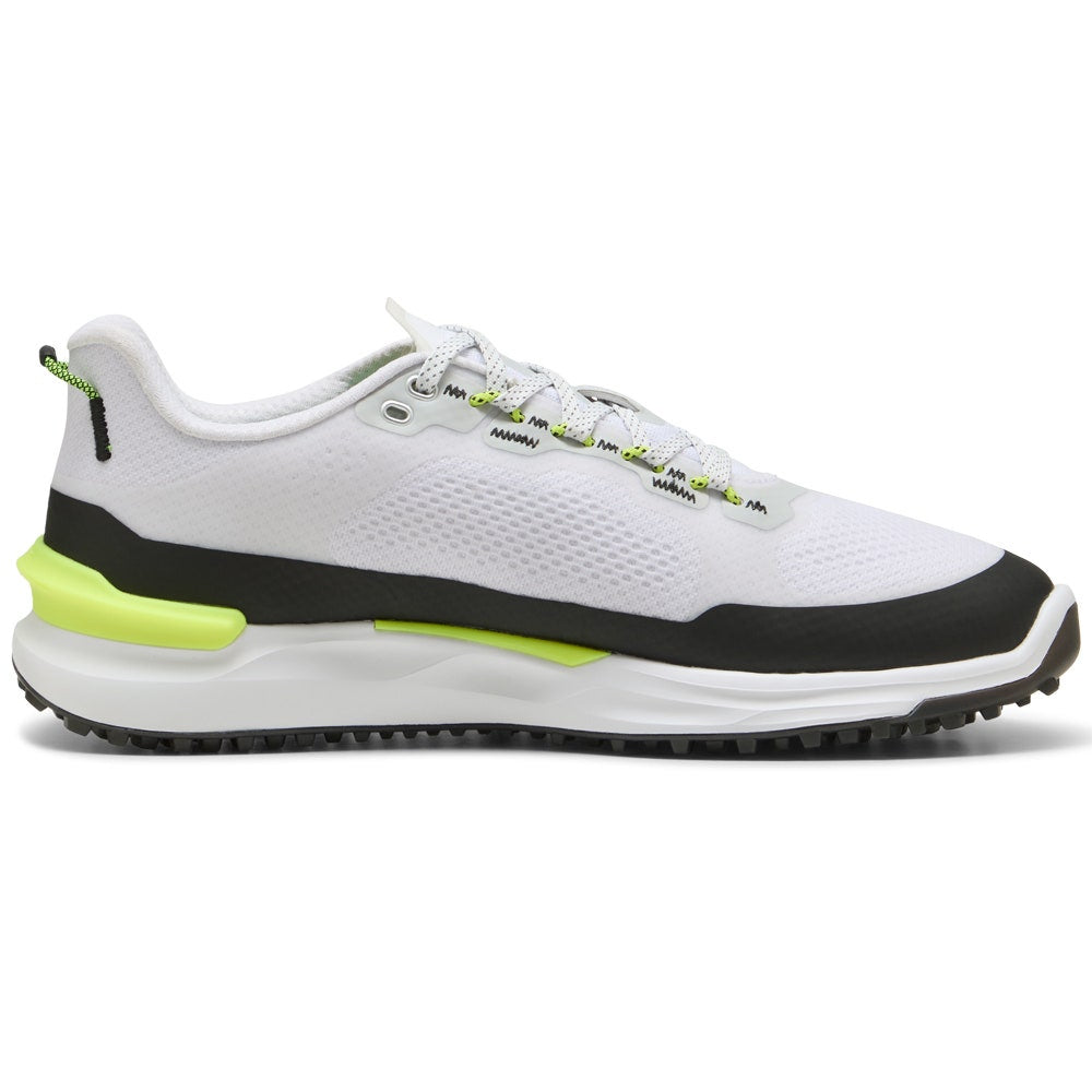 PUMA Golf Shoes - Ignite Elevate X - White - Safety Yellow 2025