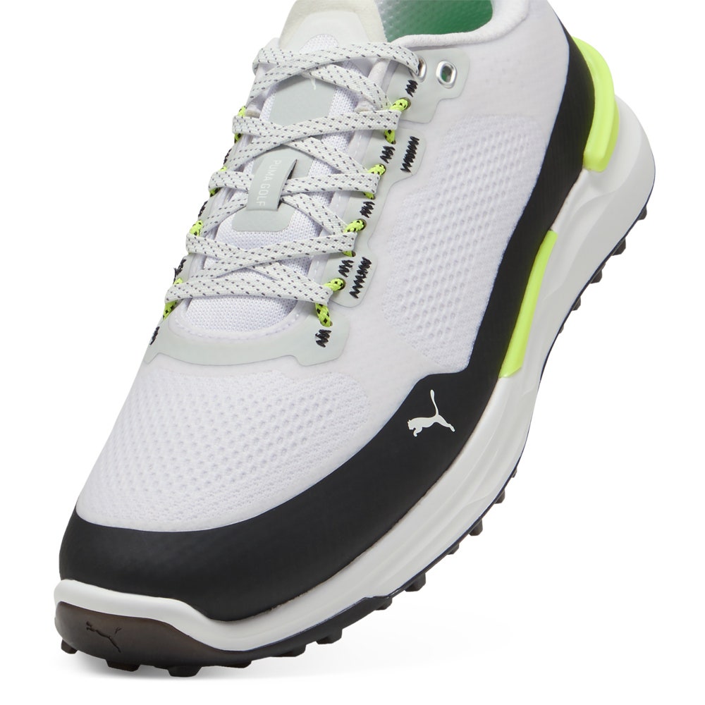 PUMA Golf Shoes - Ignite Elevate X - White - Safety Yellow 2025