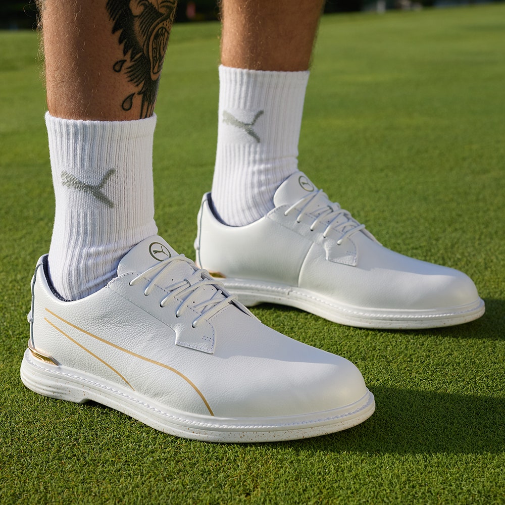 PUMA Golf Shoes - Puma Royale Players - White Glow SS25