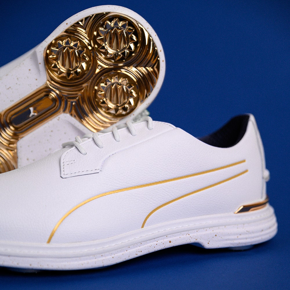 PUMA Golf Shoes - Puma Royale Players - White Glow SS25