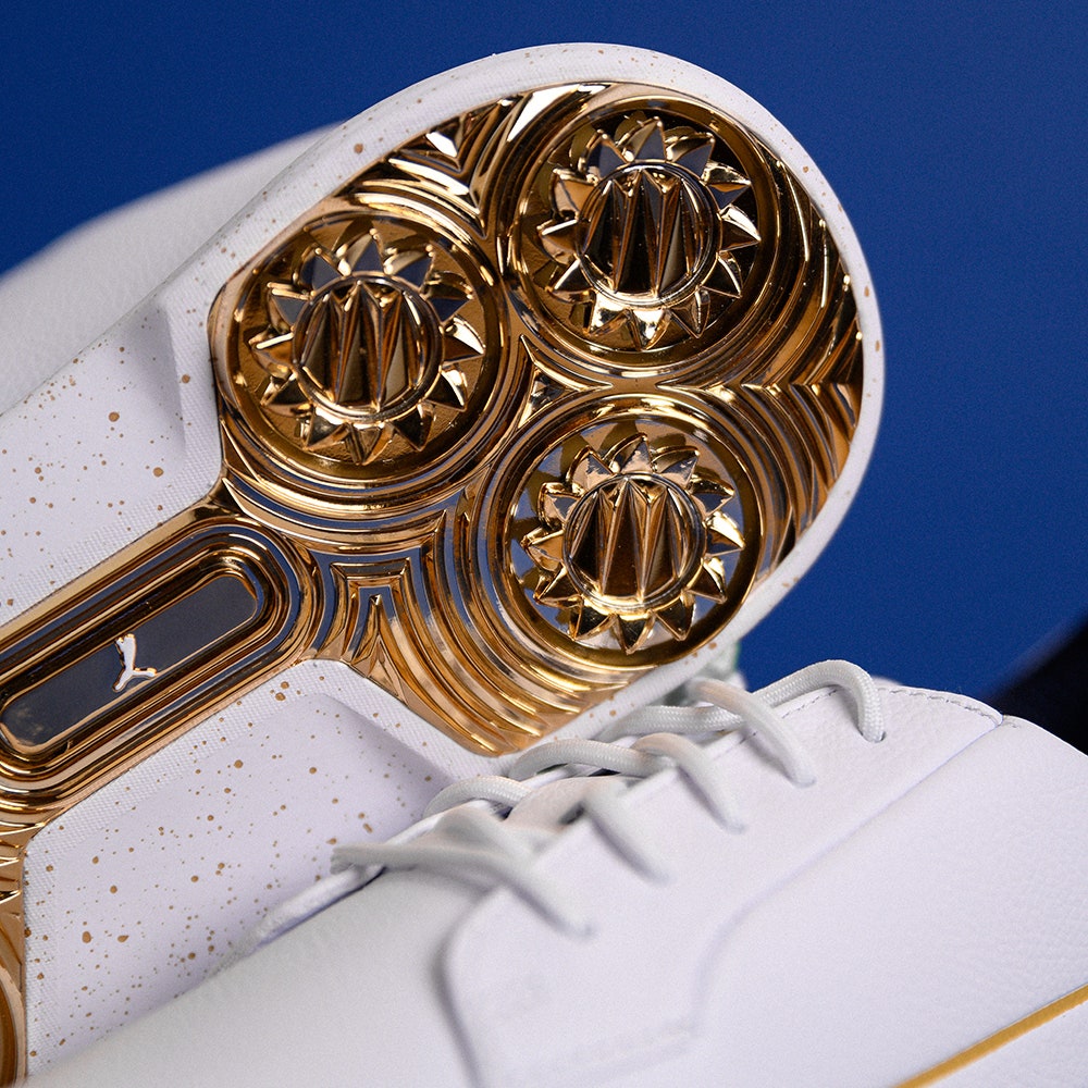 PUMA Golf Shoes - Puma Royale Players - White Glow SS25