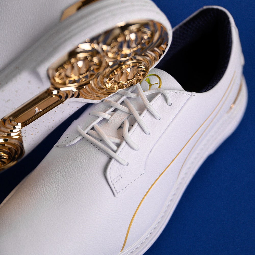 PUMA Golf Shoes - Puma Royale Players - White Glow SS25