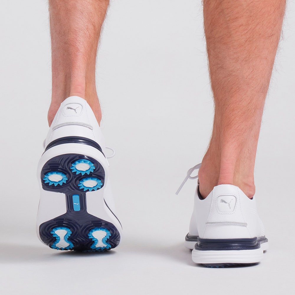 PUMA Golf Shoes - Puma Royale - White - Deep Navy SS25