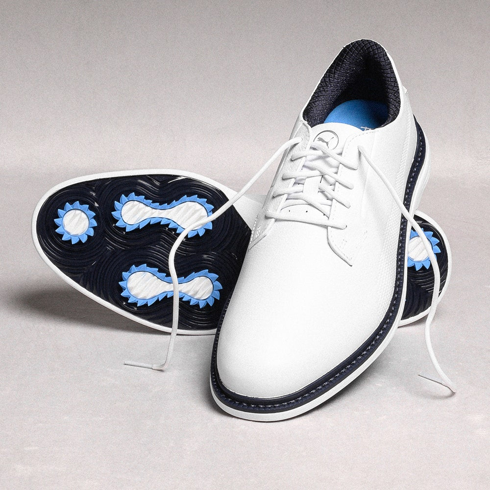 PUMA Golf Shoes - Puma Royale - White - Deep Navy SS25
