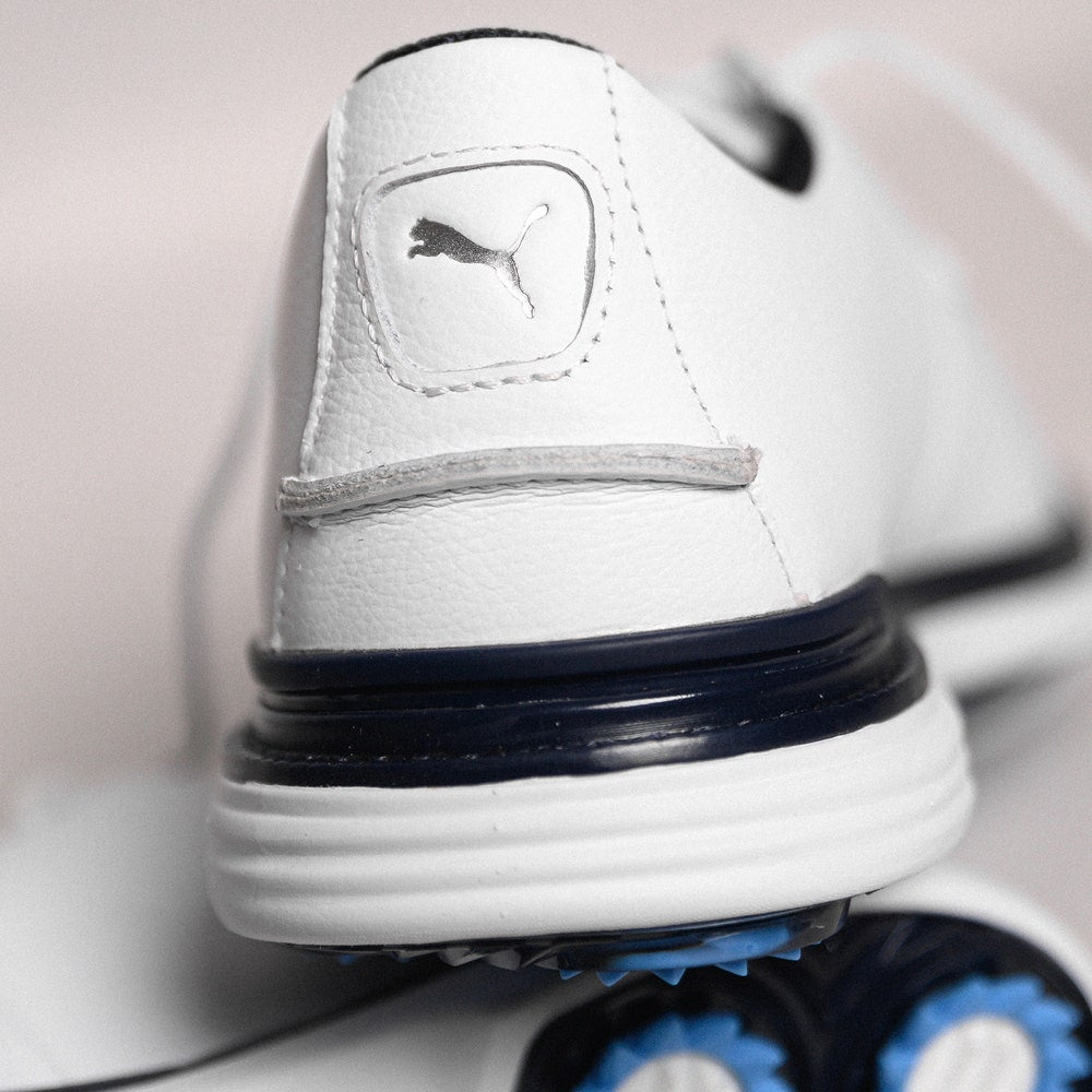 PUMA Golf Shoes - Puma Royale - White - Deep Navy SS25