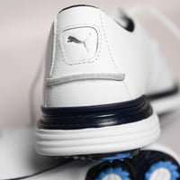 PUMA Golf Shoes - Puma Royale - White - Deep Navy SS25