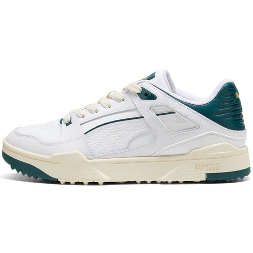PUMA Golf Shoes - Slipstream G - White - Varsity Green SS25