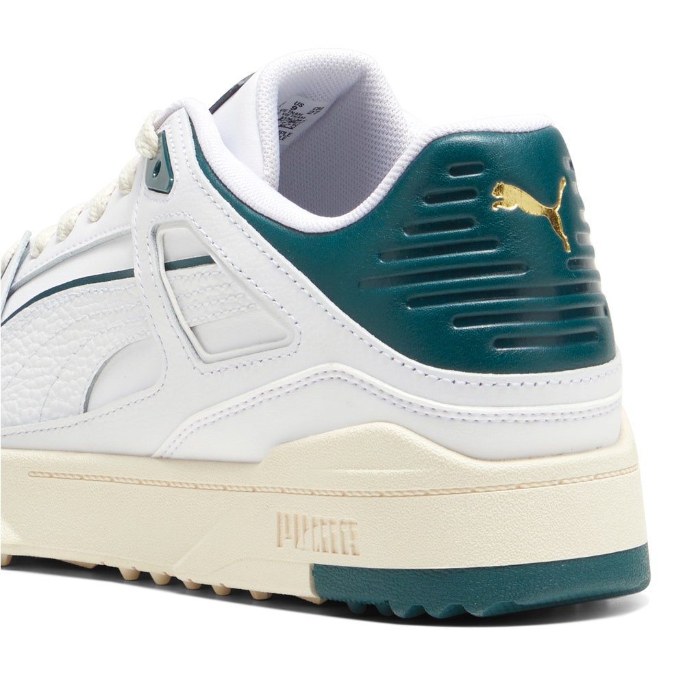 PUMA Golf Shoes - Slipstream G - White - Varsity Green SS25