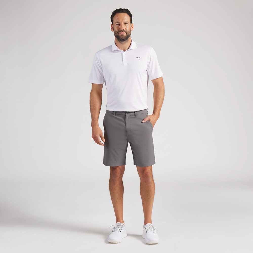 PUMA Golf Shorts - 101 Pure Short 8" - Shady Grey SS26