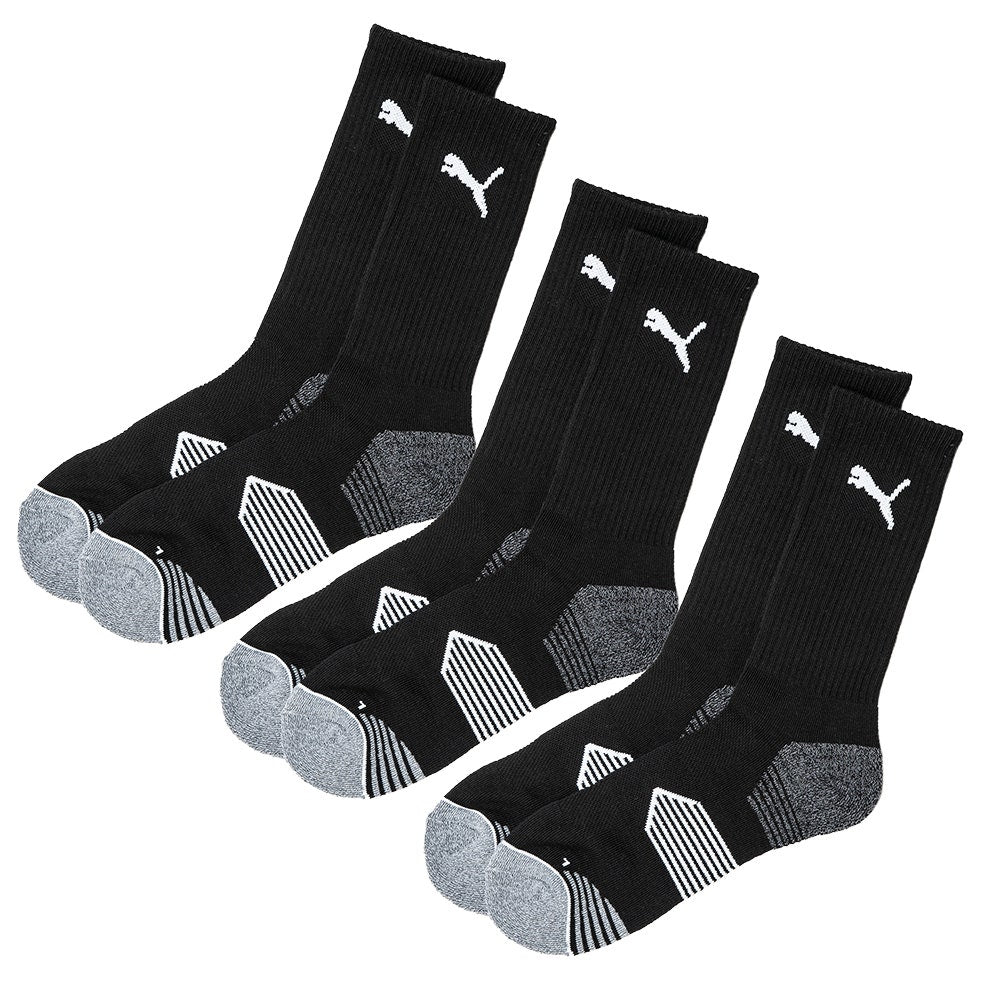 PUMA Golf Socks - Essential Crew - 3 Pack - Black SS26