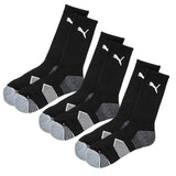 PUMA Golf Socks - Essential Crew - 3 Pack - Black SS26