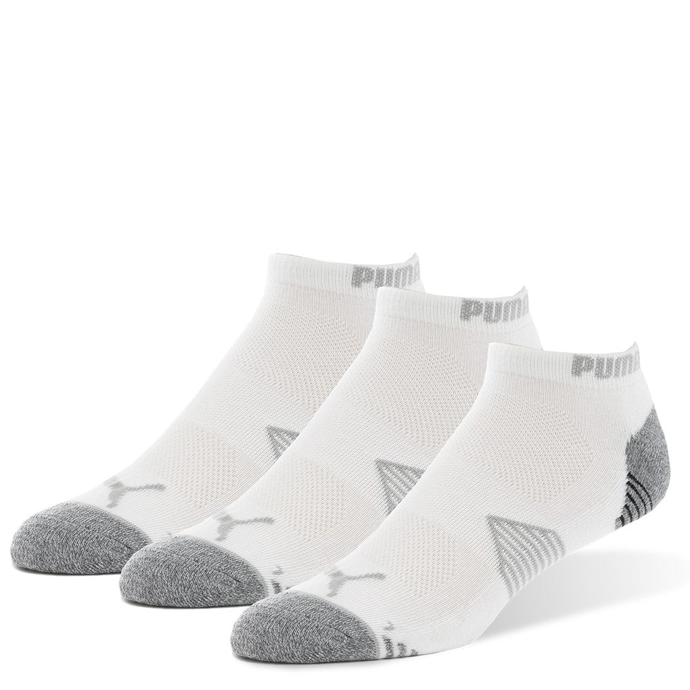 PUMA Golf Socks - Essential Low - 3 Pack - Bright White SS26