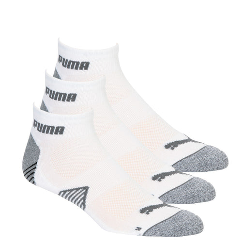 PUMA Golf Socks - Essential Quarter - 3 Pack - Bright White SS26