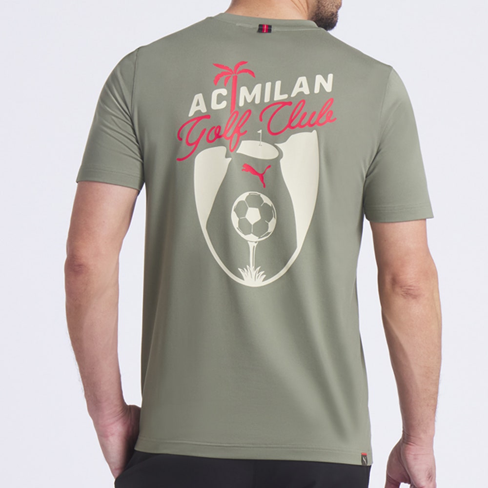 PUMA Golf T-Shirt - ACM Golf Club Tee - Dark Sage AW25