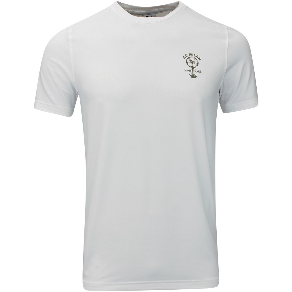 PUMA Golf T-Shirt - ACM Golf Club Tee - White Glow AW25