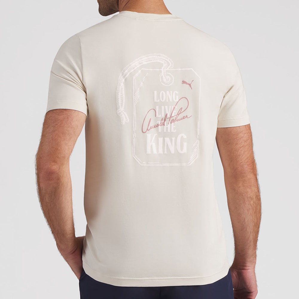 PUMA Golf T-Shirt - AP Modalon Tee - Alpine Snow AW26