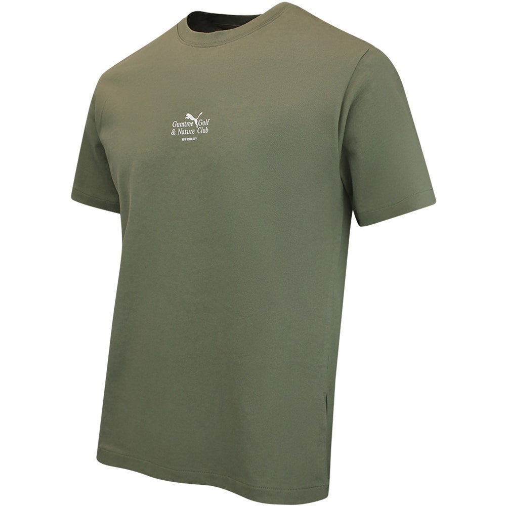 PUMA Golf T-Shirt - GGNC Pardoides Tee - Dark Sage SS26