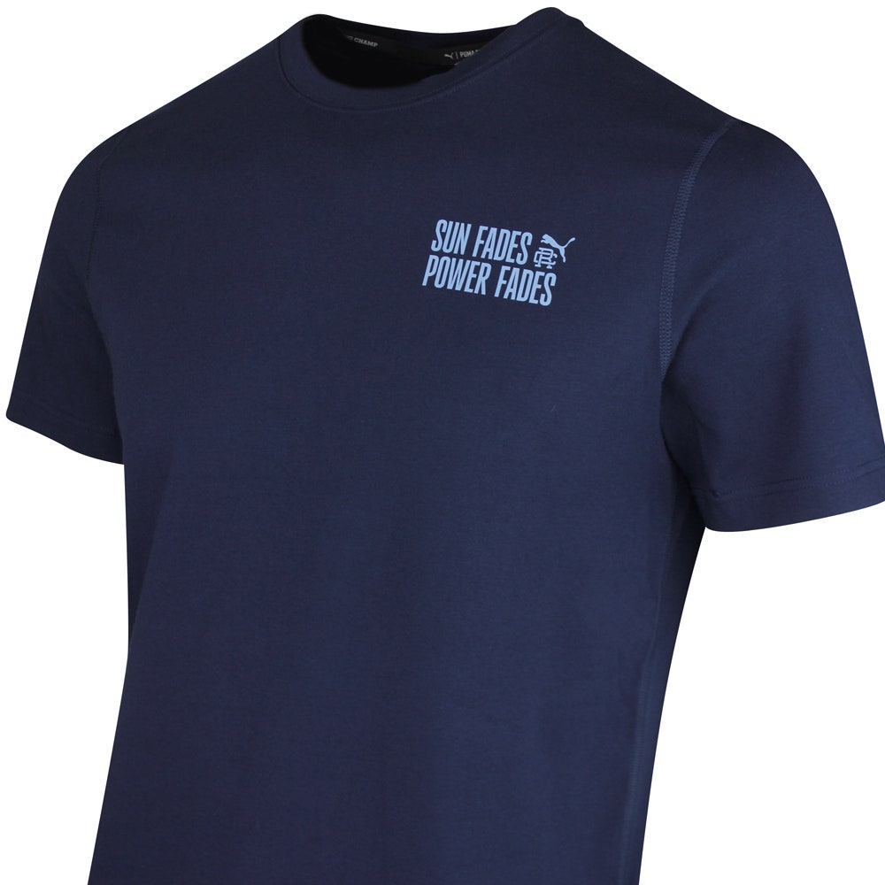 PUMA Golf T-Shirt - RC Sun Fades Tee - Deep Navy SS26