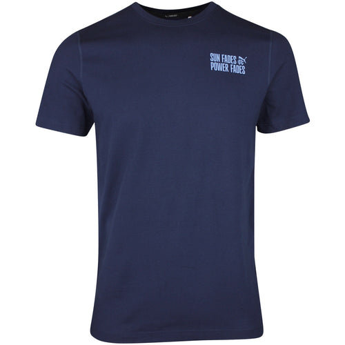 PUMA Golf T-Shirt - RC Sun Fades Tee - Deep Navy SS26