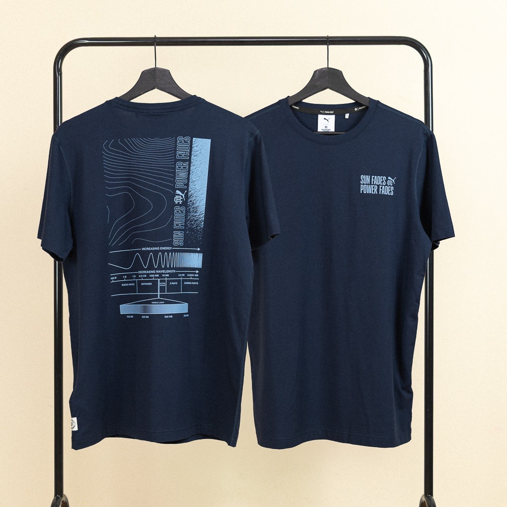 PUMA Golf T-Shirt - RC Sun Fades Tee - Deep Navy SS26