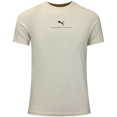 PUMA Golf T-Shirt - REALTREE Precision Tee - Alpine Snow AW26