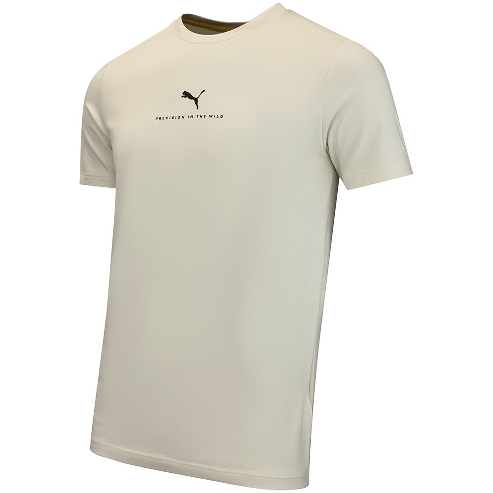 PUMA Golf T-Shirt - REALTREE Precision Tee - Alpine Snow AW26