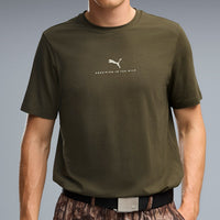 PUMA Golf T-Shirt - REALTREE Precision Tee - Dusty Olive AW26