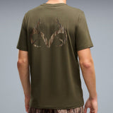 PUMA Golf T-Shirt - REALTREE Precision Tee - Dusty Olive AW26