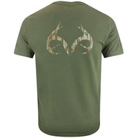 PUMA Golf T-Shirt - REALTREE Precision Tee - Dusty Olive AW26