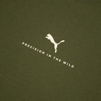 PUMA Golf T-Shirt - REALTREE Precision Tee - Dusty Olive AW26