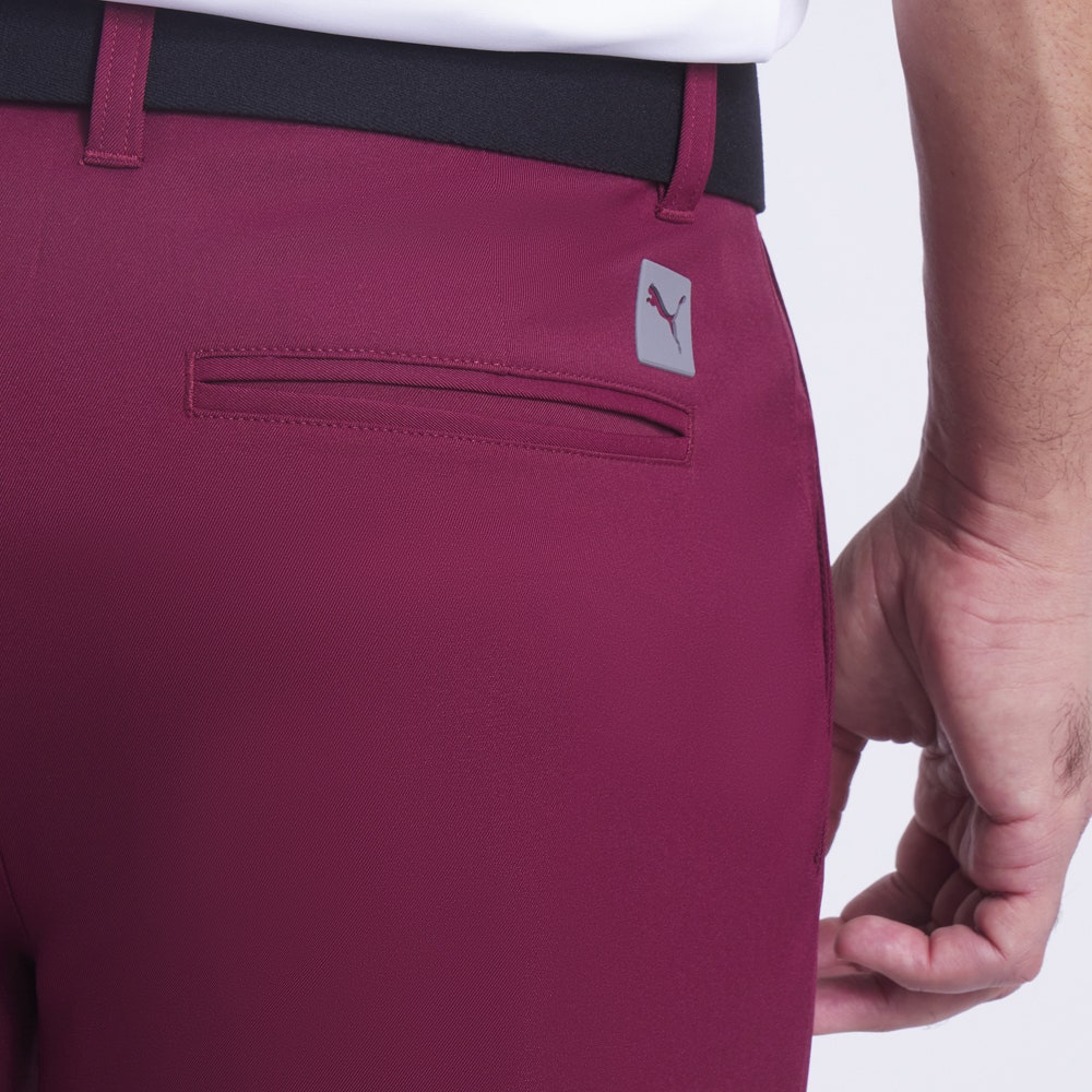 PUMA Golf Trousers - Tailored Dealer Pant - Ruby Shimmer AW25