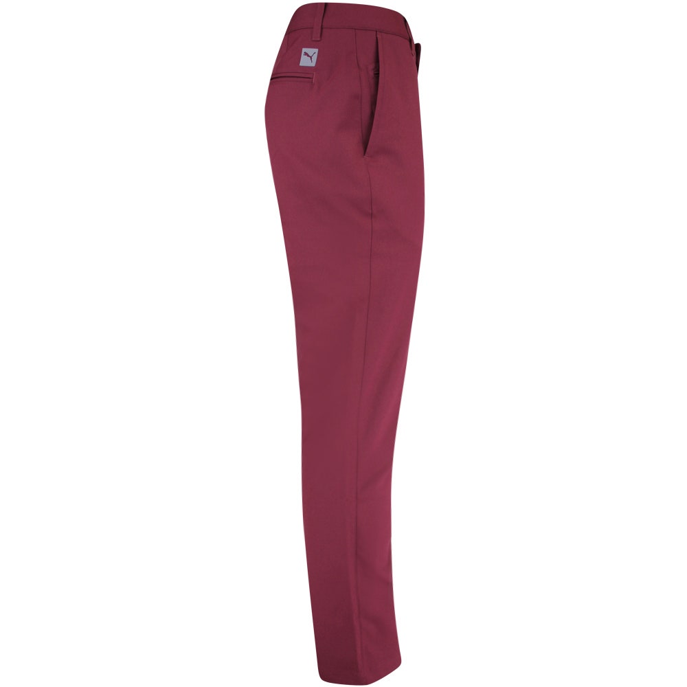 PUMA Golf Trousers - Tailored Dealer Pant - Ruby Shimmer AW25