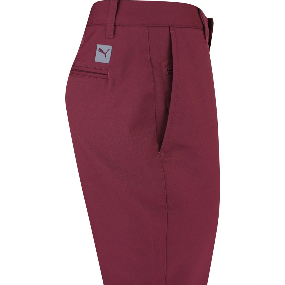 PUMA Golf Trousers - Tailored Dealer Pant - Ruby Shimmer AW25
