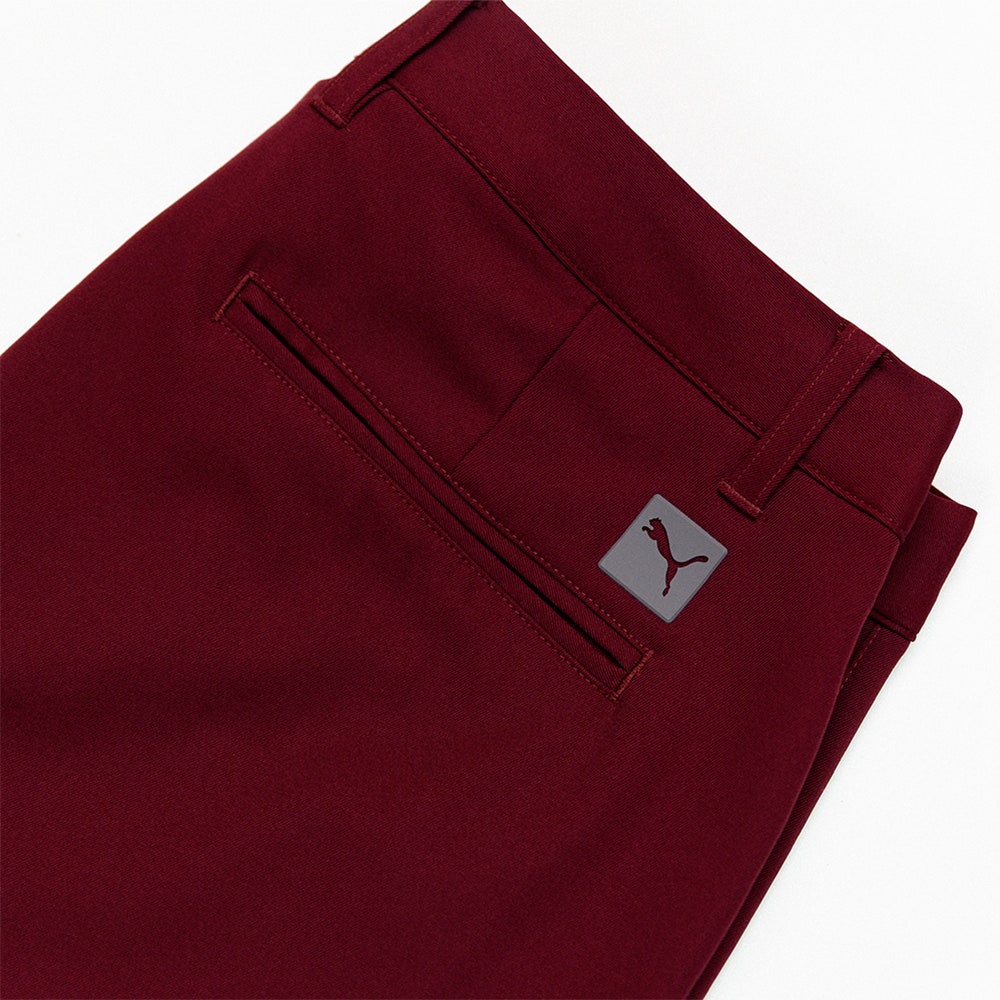PUMA Golf Trousers - Tailored Dealer Pant - Ruby Shimmer AW25