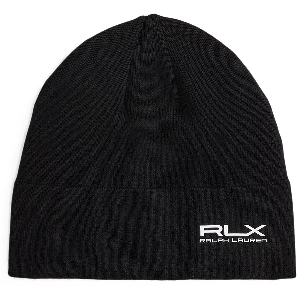RLX Golf Beanie - Coolmax Merino - Black FA25