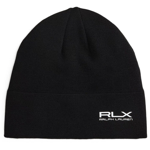 RLX Golf Beanie - Coolmax Merino - Black FA25