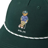 RLX Golf Cap - Bear Logo Rope Hat - Moss Agate SS26