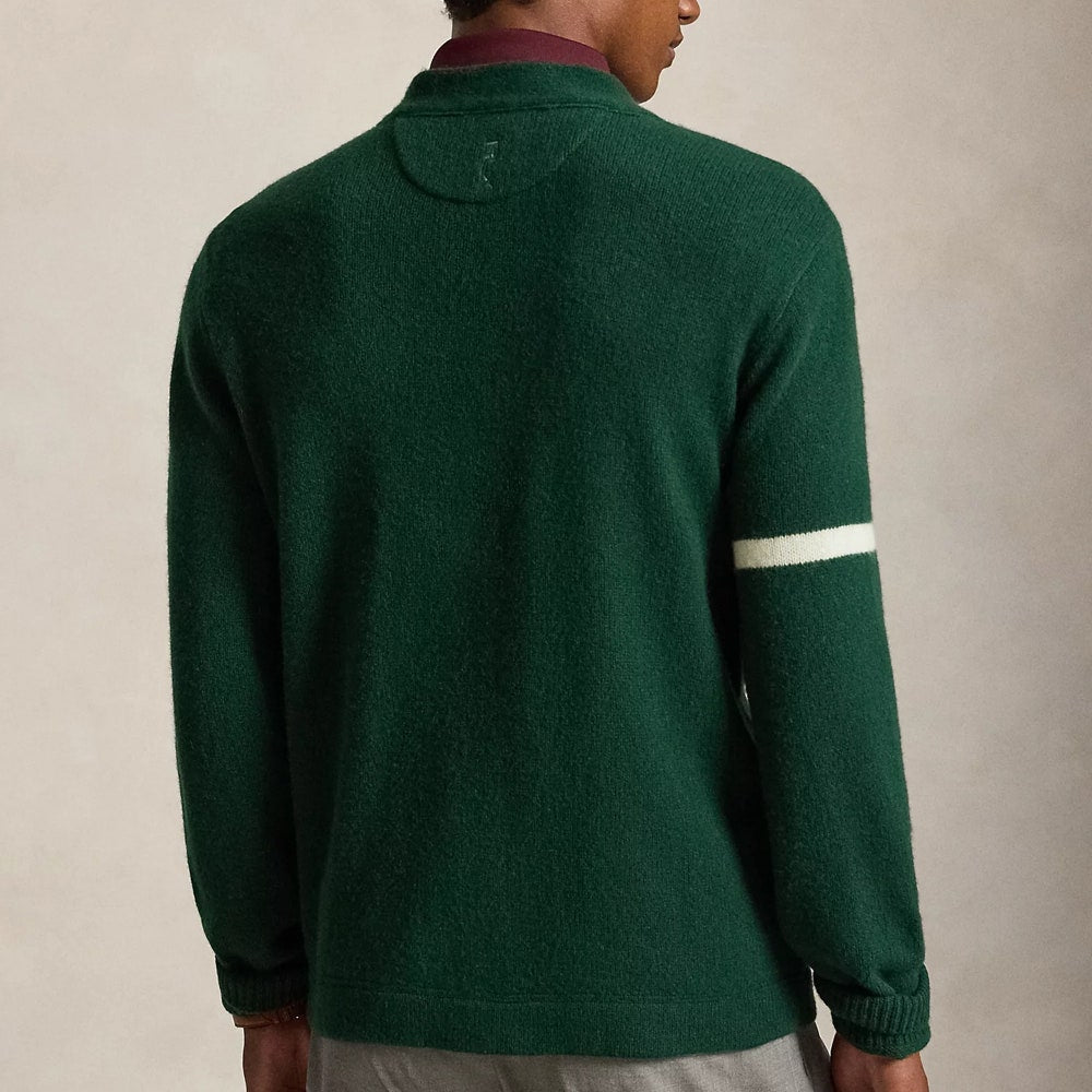 RLX Golf Cardigan - Varsity Cashmere - Green Multi AW26