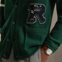 RLX Golf Cardigan - Varsity Cashmere - Green Multi AW26