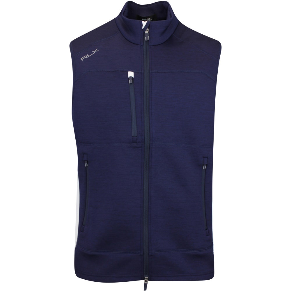 RLX Golf Gilet - Double Knit Vest - Refined Navy AW24